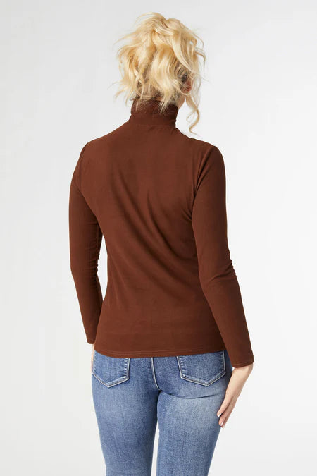 Reign Long Sleeve Turtleneck - Espresso