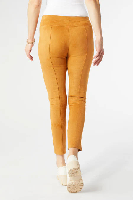 Madigan Faux Suede Legging - Camel