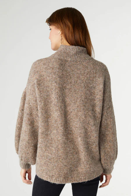 Kayne Mohair Sweater - Latte Heather