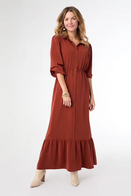 Bixby Maxi Dress - Rust