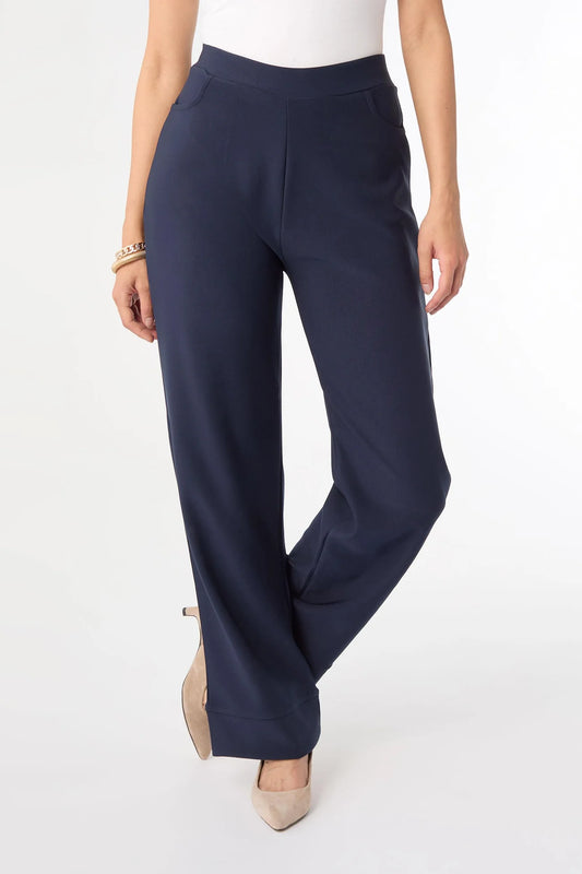 Georgie Wide Leg Bottom - Navy