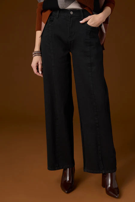 EverStretch Middle Seam Wide Leg - Black