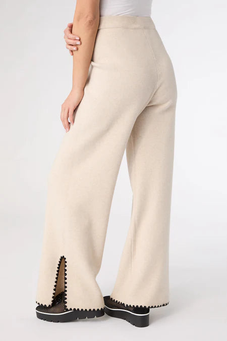 Heavenly Luxe Contrast Trim Sweater Pant