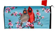 Mailbox Cover - Cardinal Couple
