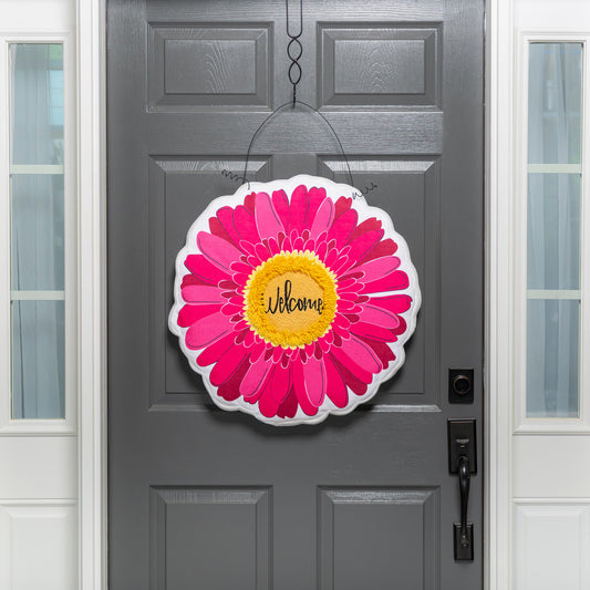 Estate Door Decor - Welcome Friends Daisy