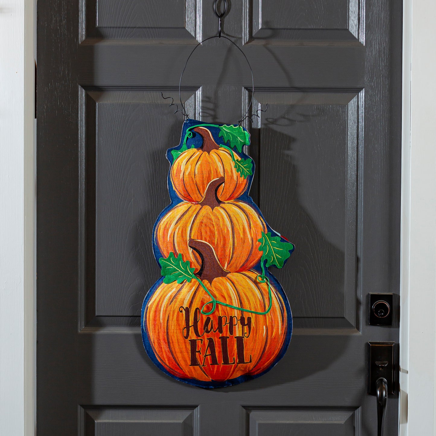 Estate Door Decor - Pumpkin/Snowman