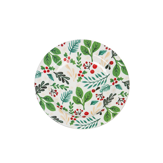 11" Melamine Dinner Plate - Holiday Greenhouse