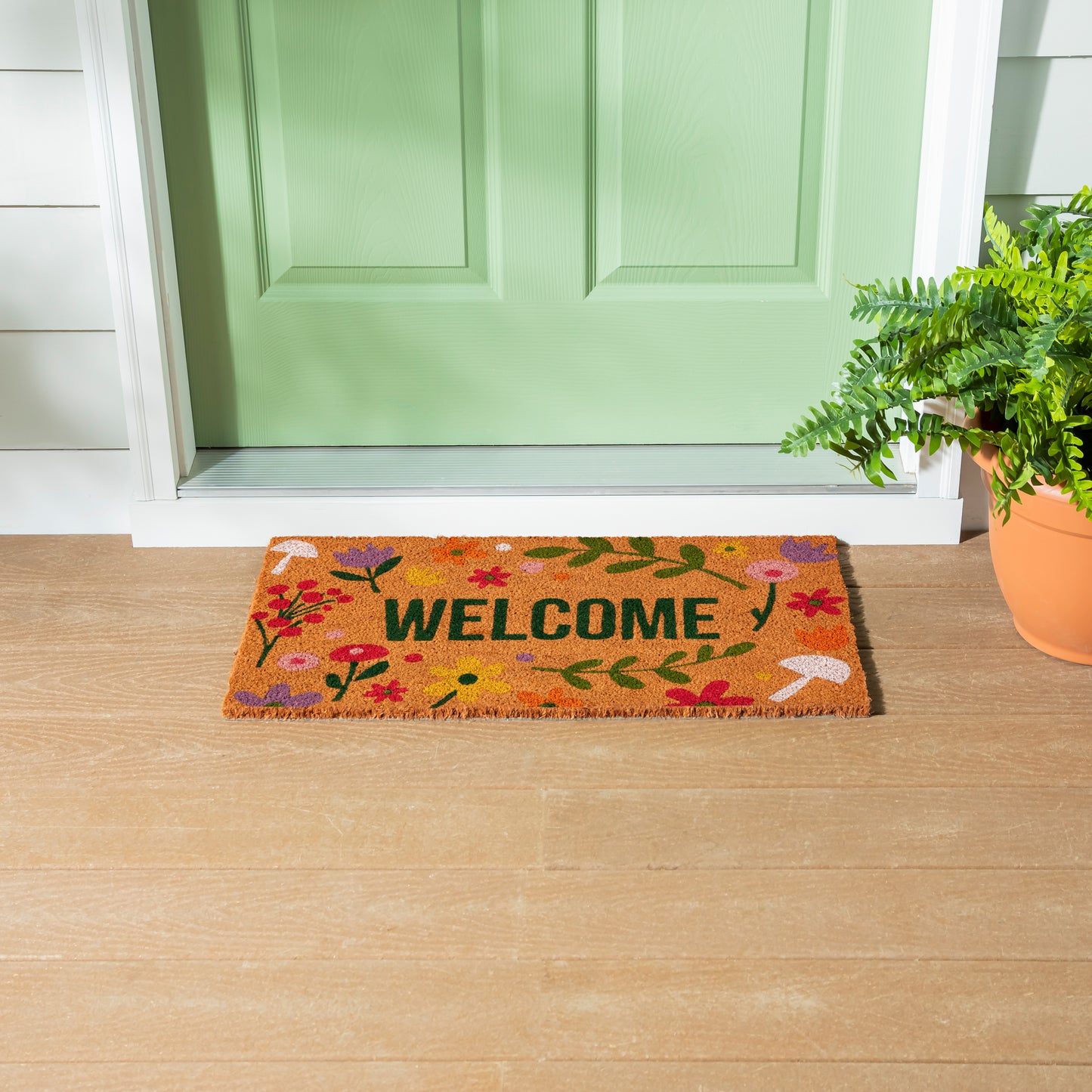 Coir Mat - Spring Floral Haven