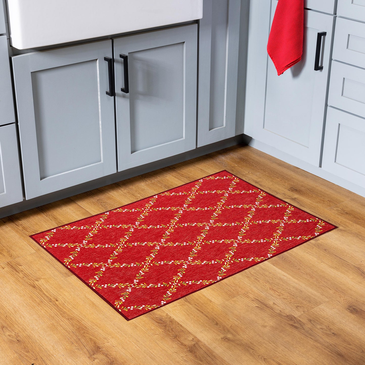 Washable Mat 24" x 36" - Welcome Foliage Pennant