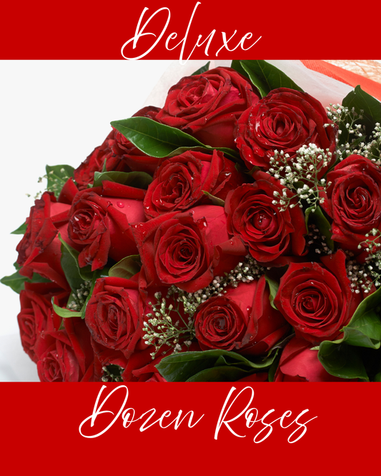 Deluxe Dozen Roses