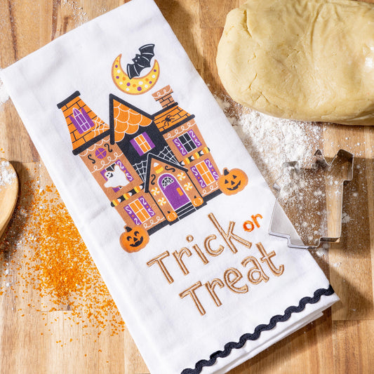 Tea Towel & Cookie Cutter Gift Set - Trick or Swee