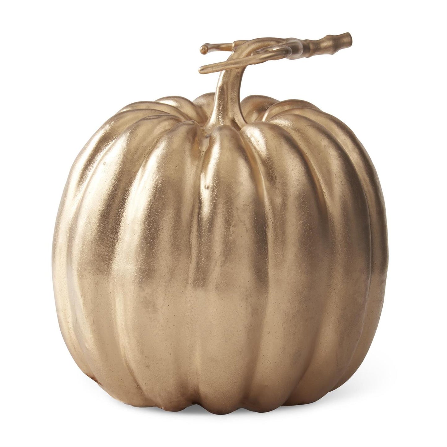7.75" Gold Pumpkin