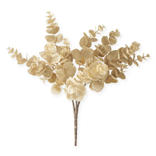 19" Cream Eucalyptus Bush