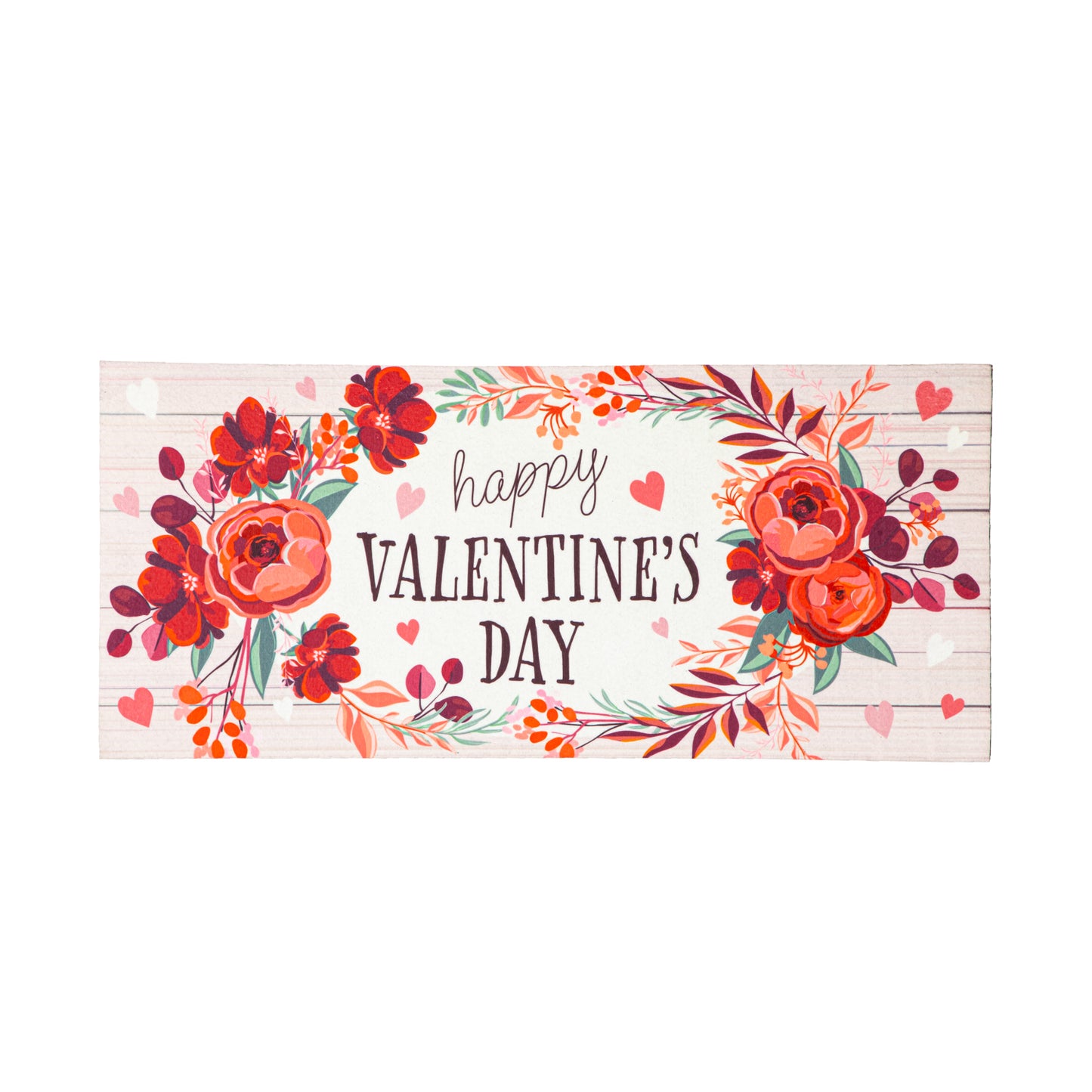 Floral Valentine's Day Sassafras Mat