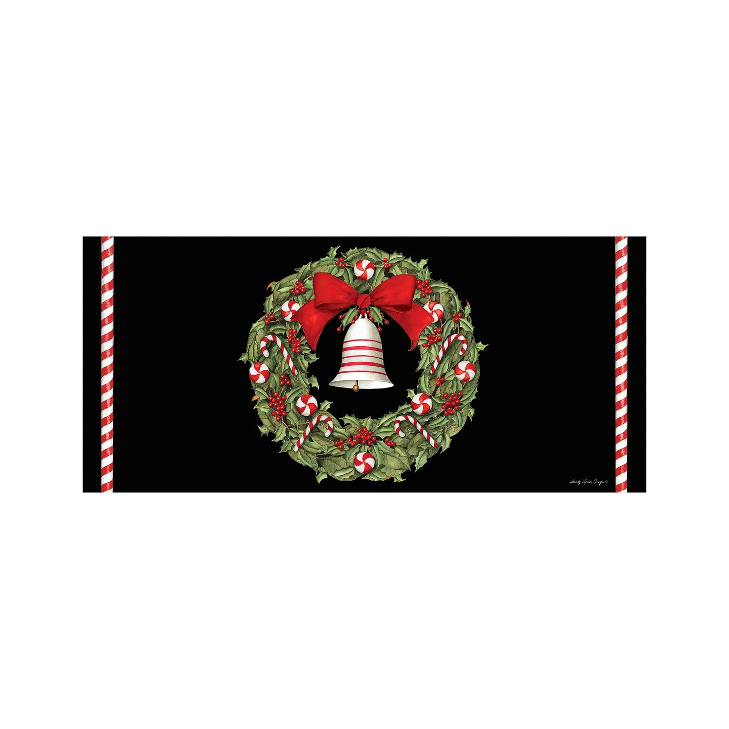 Sassafras Insert - Christmas Bell & Wreath