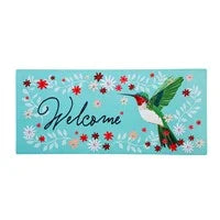 Sassafras Mat - Hummingbird Welcome