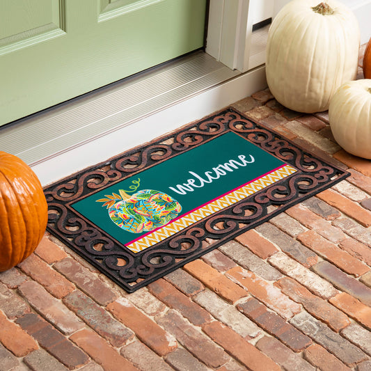Sassafras Insert - Patterned Jacobean Floral Pumpk