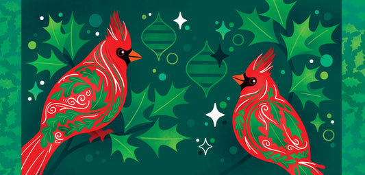 Sassafras Insert - Decorated Cardinal