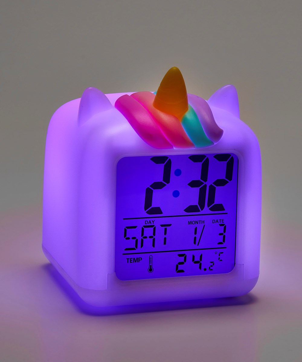 Color Changing Unicorn Clock