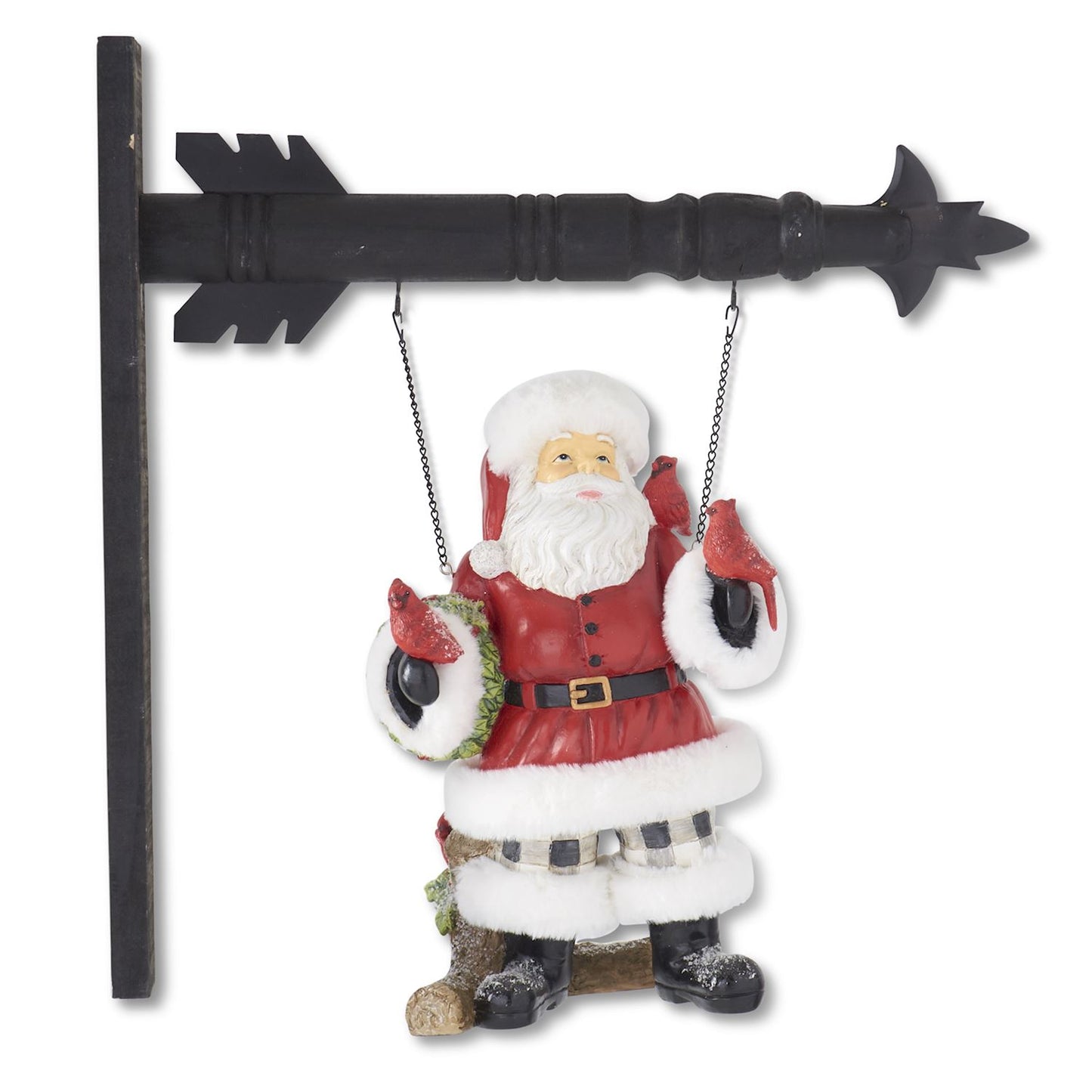 12.5" Resin Santa in Fur Arrow Replacement