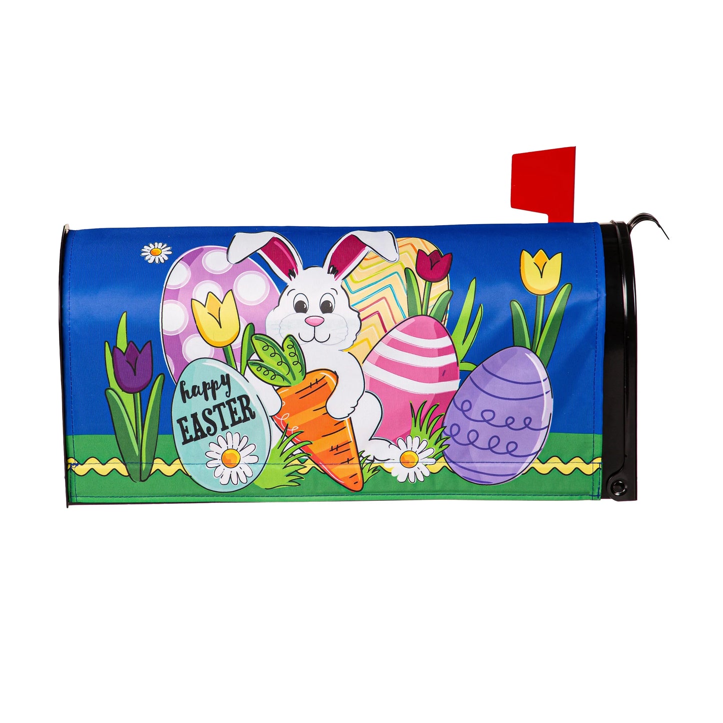 Mailbox Cover - Happy Easter Bunny & Carrot