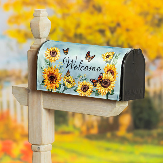 Mailbox Cover - Butterfly Glow