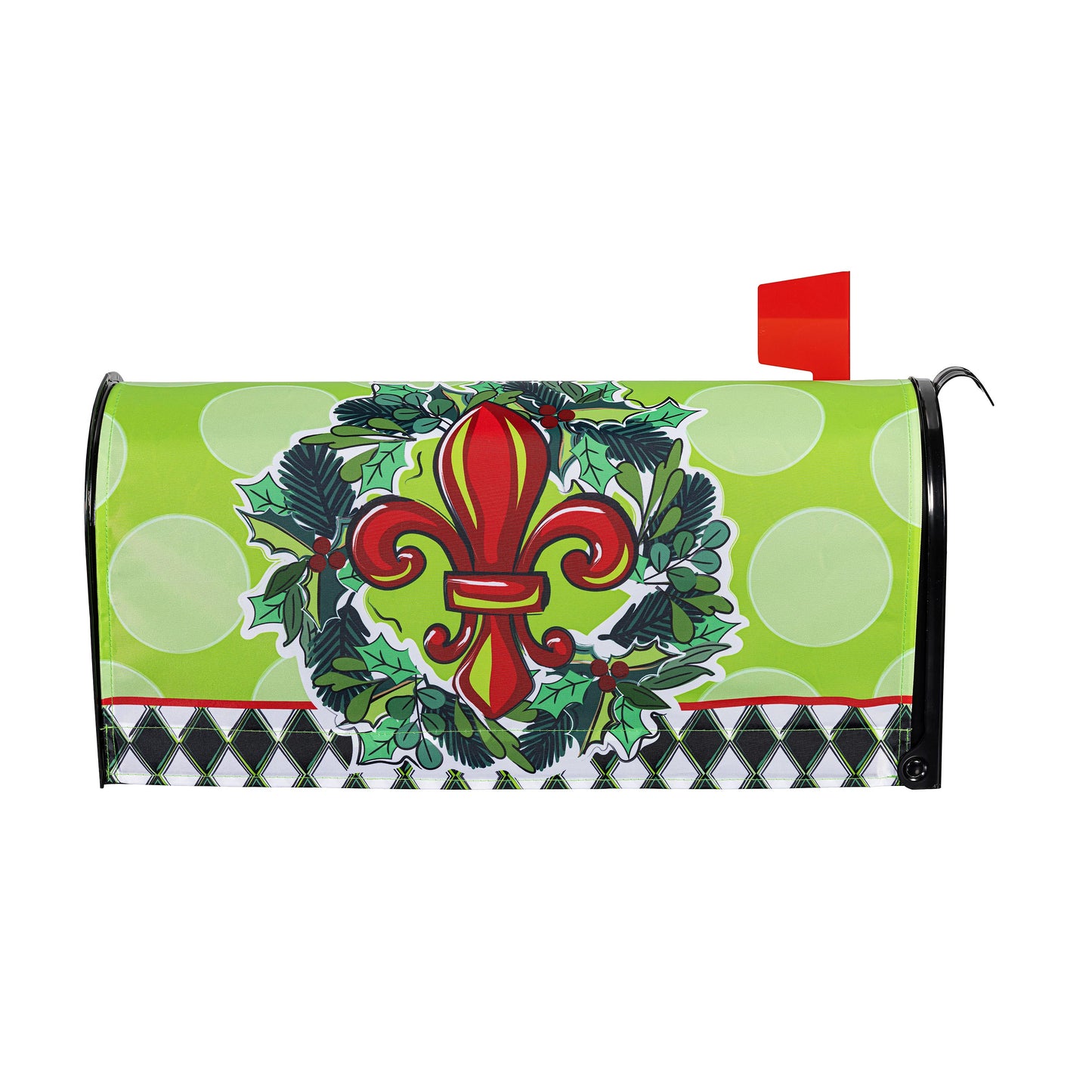 Mailbox Cover - Holiday Fleur De Lis