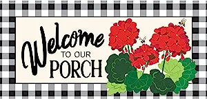 Welcome to Our Porch Geraniums Sassafras