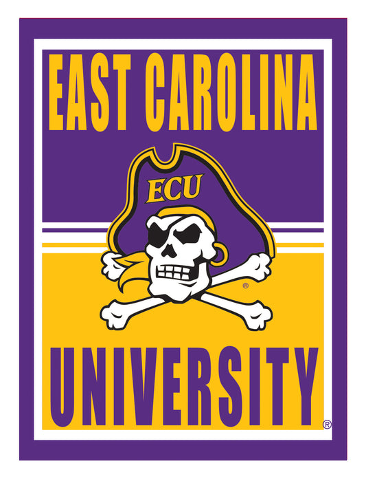 15.5 x 11.5 Metal Wall Sign - ECU