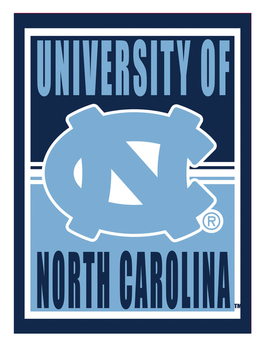 15.5 x 11.5 Metal Wall Sign - UNC