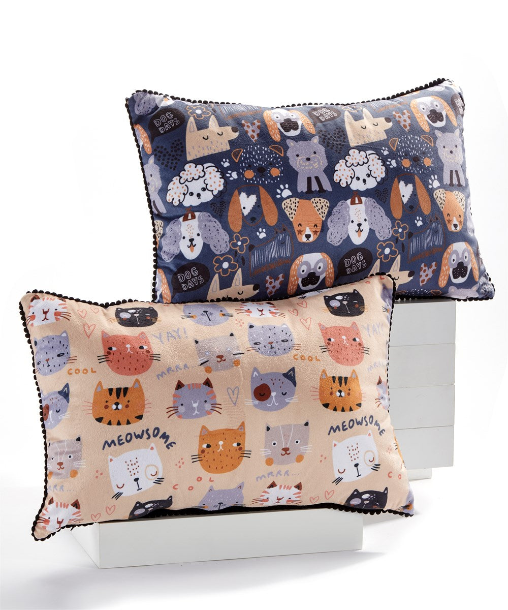 Polyester Double Sided Pet Pillow - Dog