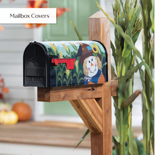 Mailbox Cover - Scarecrow & Friend