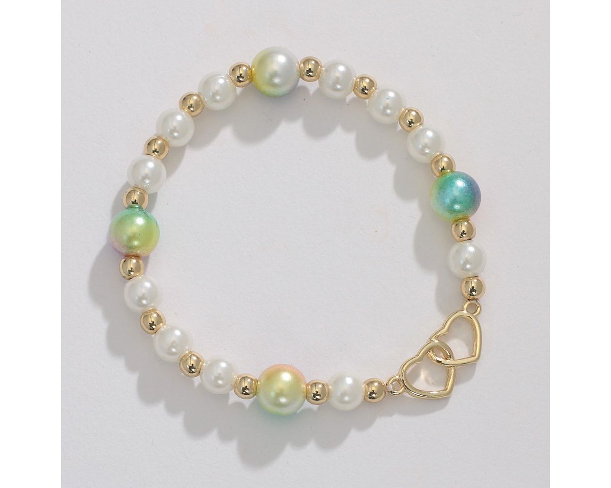 Bracelet - Little Love Gold Hearts