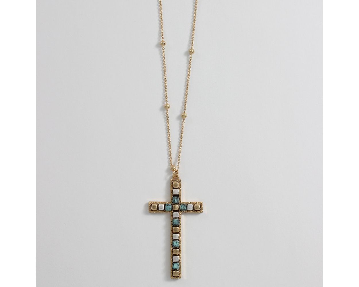 Necklace - Tritone Artisian Cross
