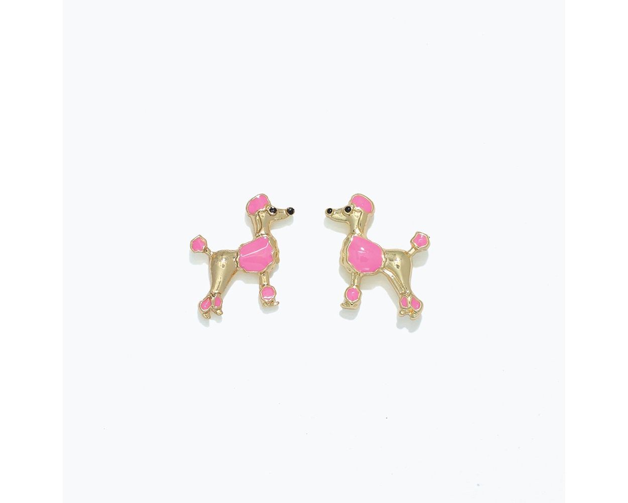 Cuties Earrings - Pink & Gold