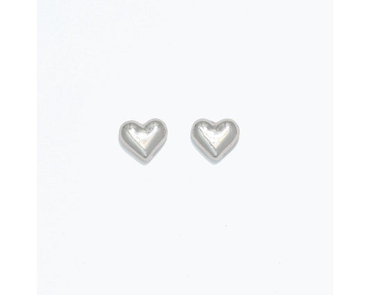 Cuties Earrings - Silver Heart