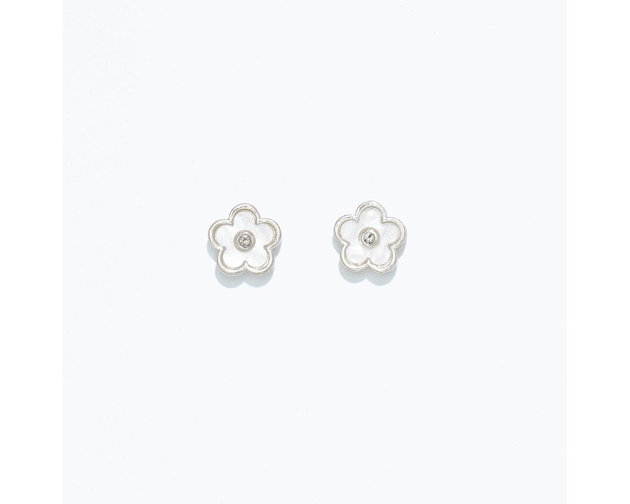 Cuties Earrings - White Flower