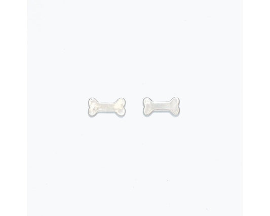 Cuties Earrings - Cute Silver Dog
