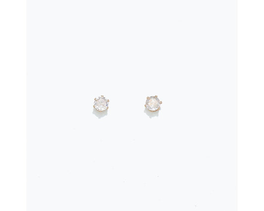 Cuties Earrings - CZ Studs in Gold