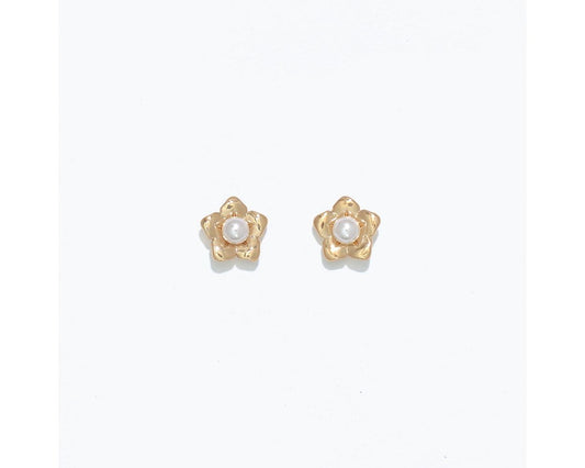 Cuties Earrings - Gold Flowers