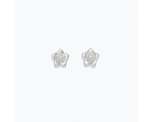 Cuties Earrings - Silver Flowers