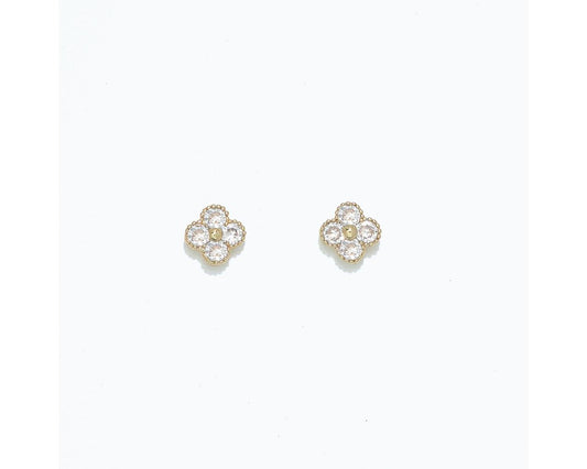Cuties Earrings - Gold Clovers