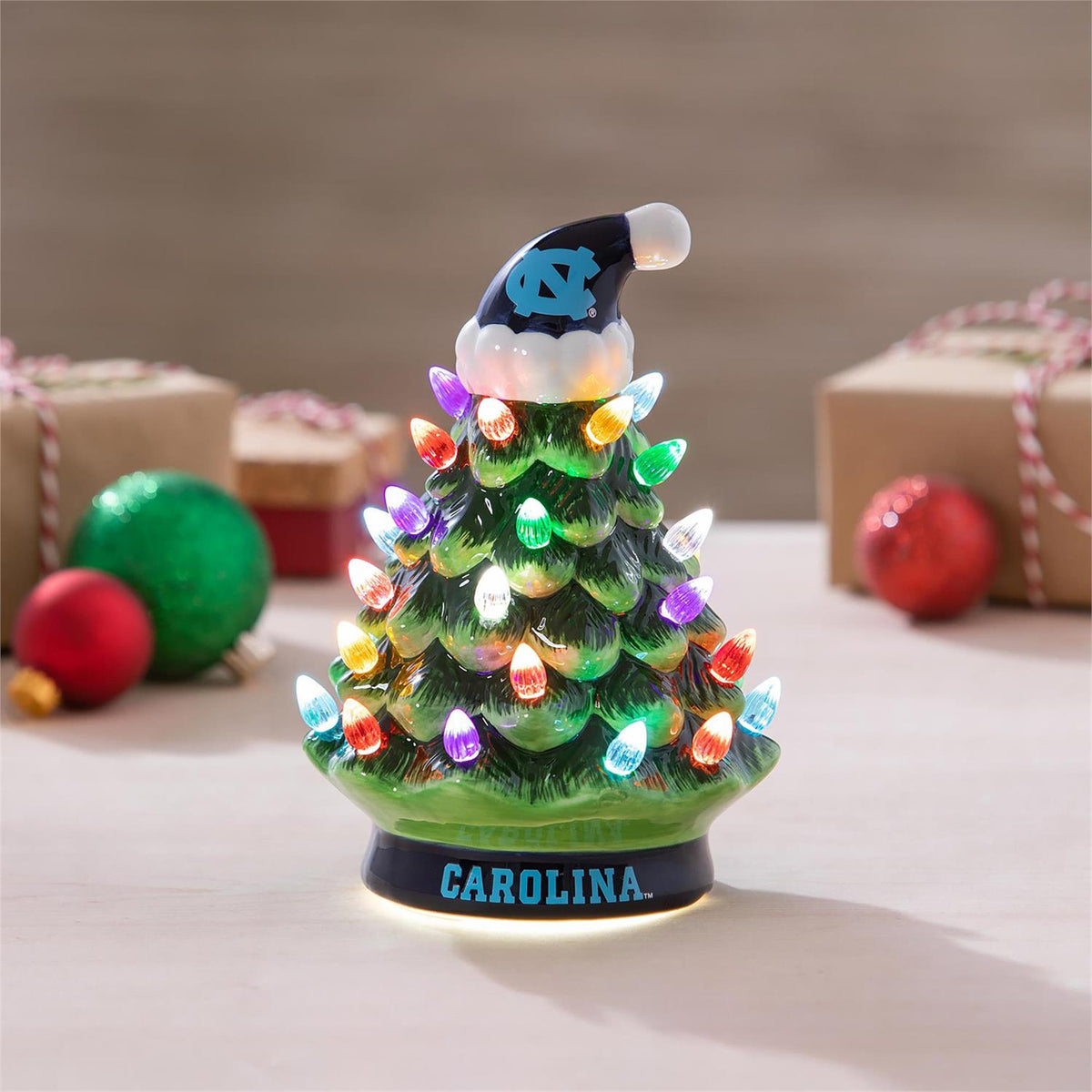 8" LED Ceramic Christmas Tree - UNC