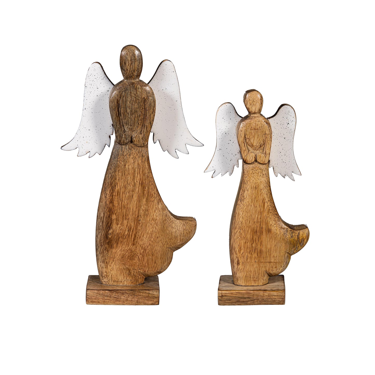 Small Wooden Enamel Angel