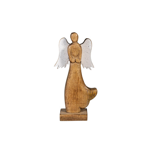Small Wooden Enamel Angel