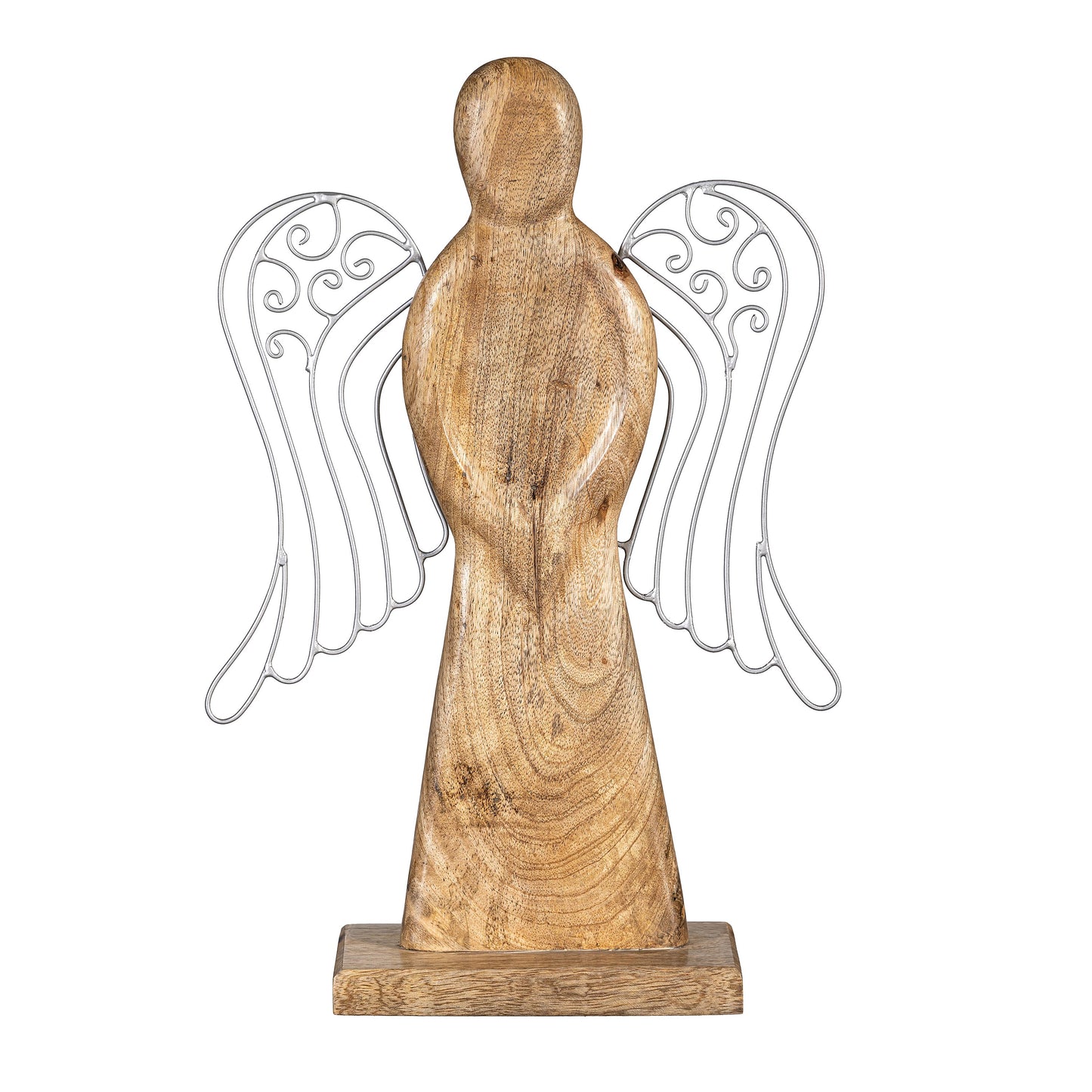 Nativity Wood/Metal Angel