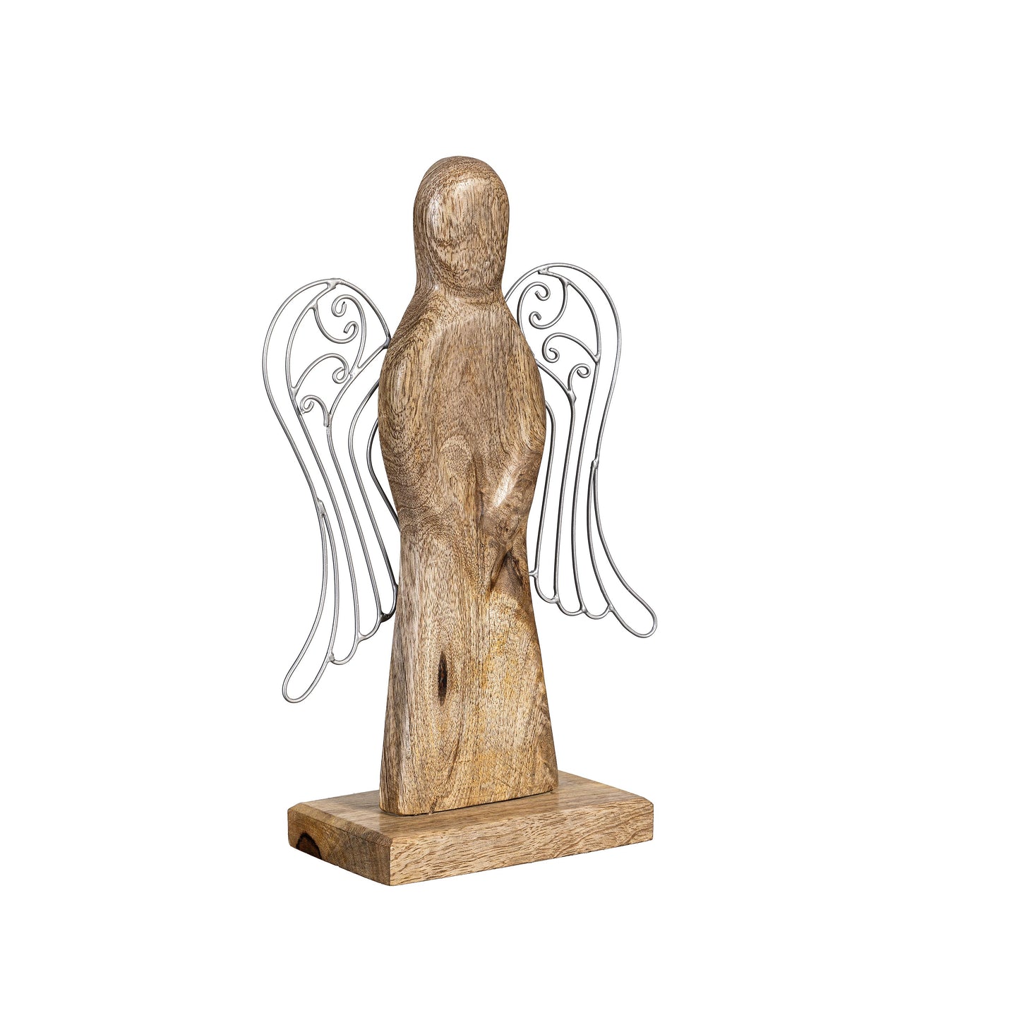 Nativity Wood/Metal Angel
