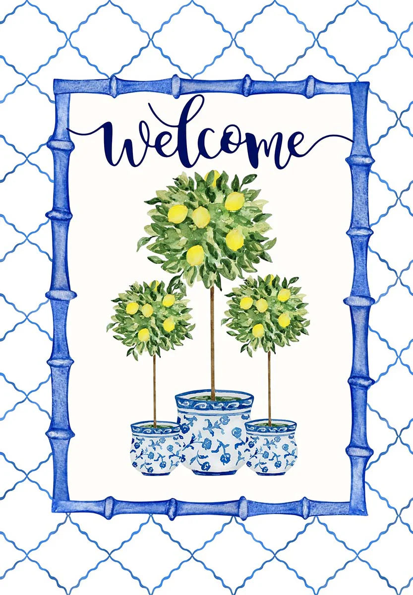 Garden Flag - A Cheery Lemon