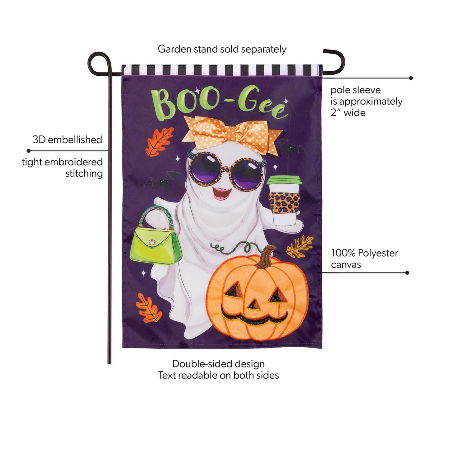 Garden Flag - Boo-Gee Applique