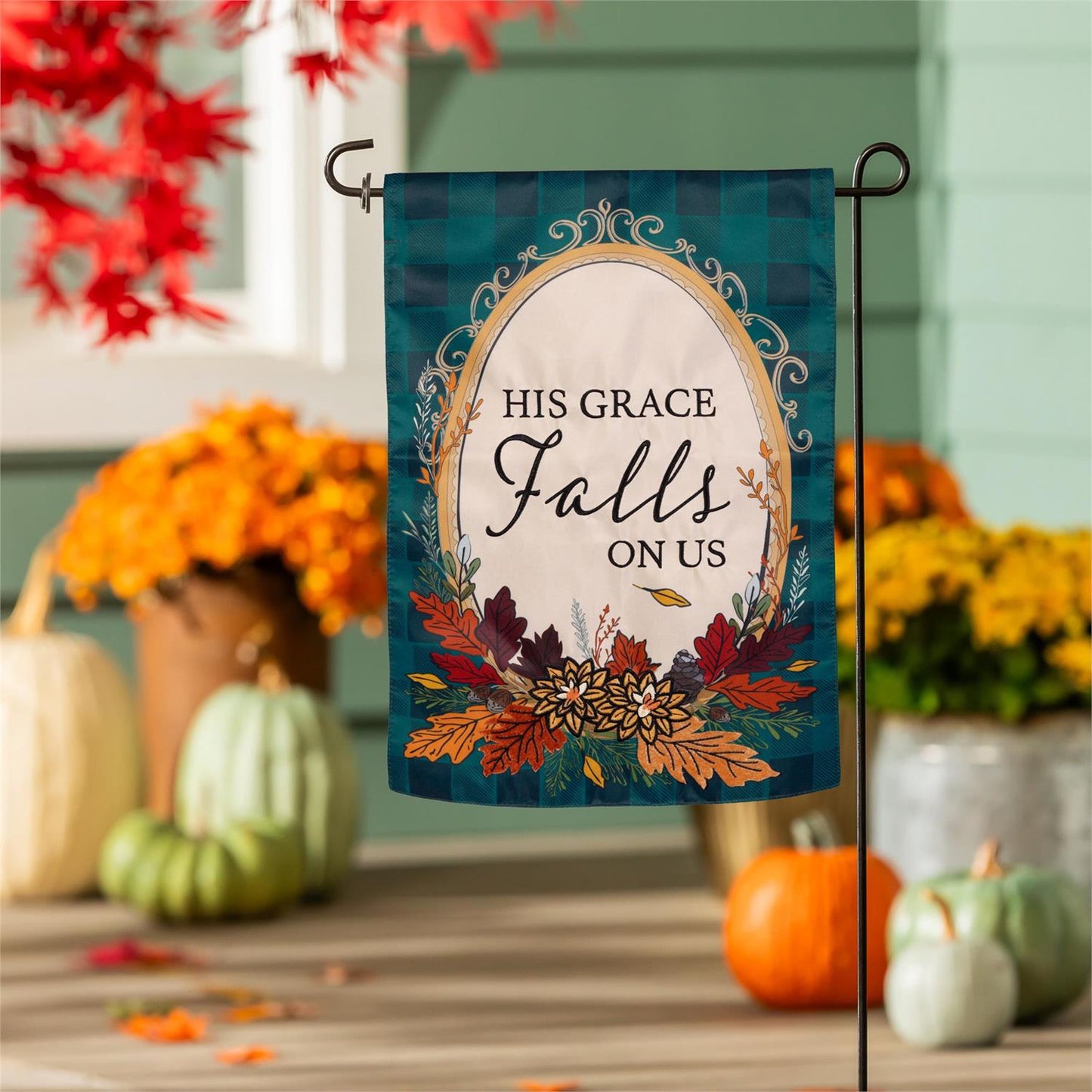 Garden Flag - His Grace Falls on Us